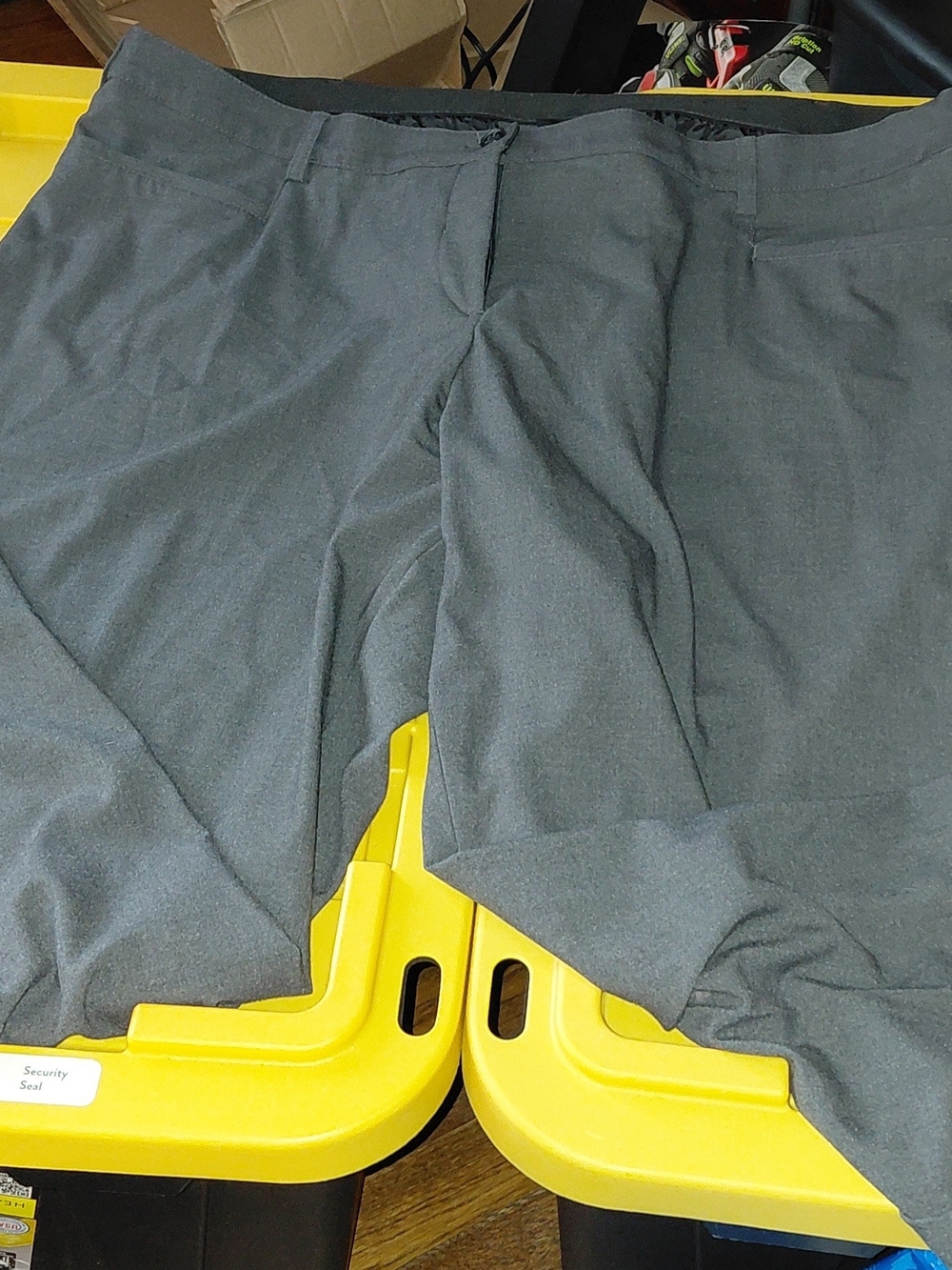 Source Unknown Gray Women's Dress Trousers